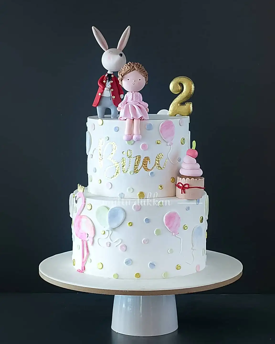 alice harikalar diyarında pasta – kız doğum günü pastası