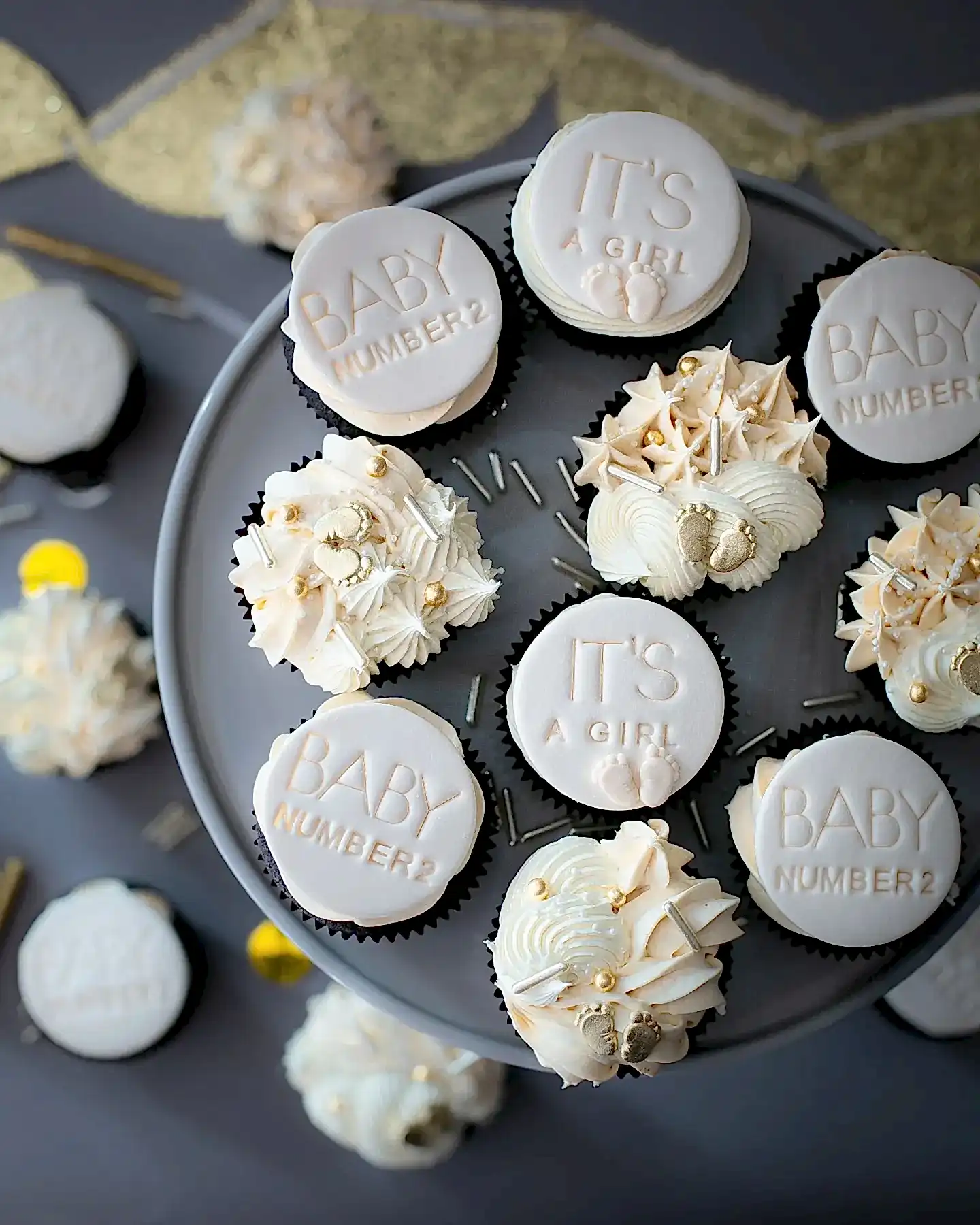 Bebek Doğum Kremalı Cupcake