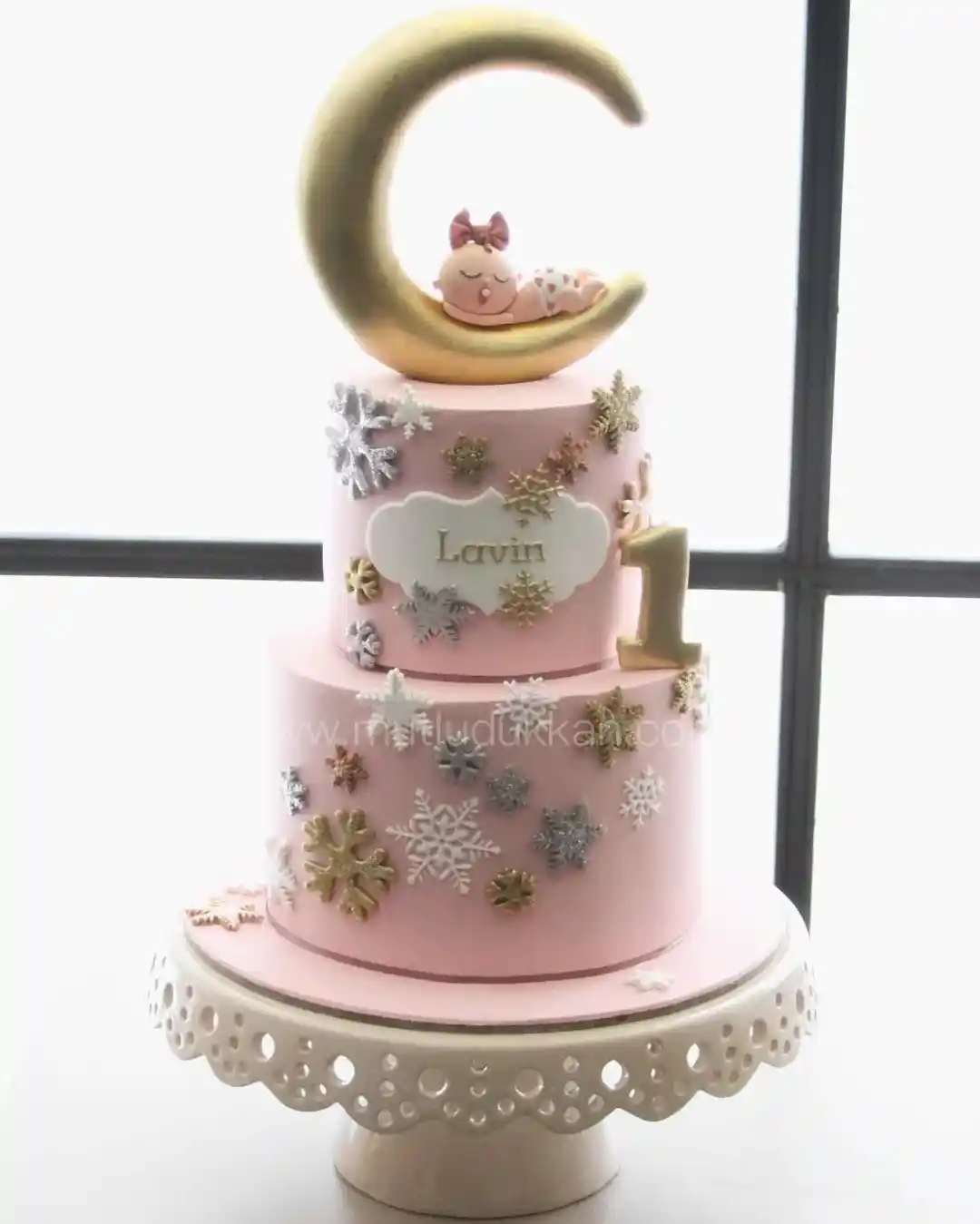 bebek pasta – 1 yaş kız doğum günü pastası