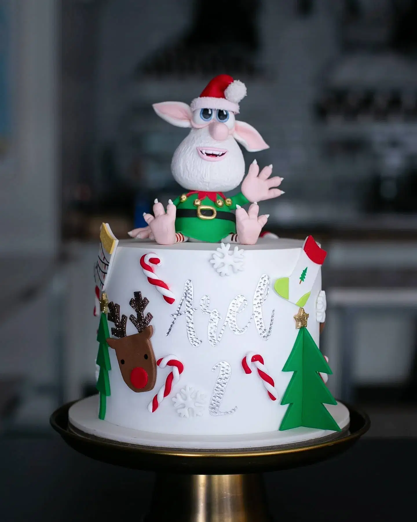 booba pasta – yılbaşı temalı çocuk pastası