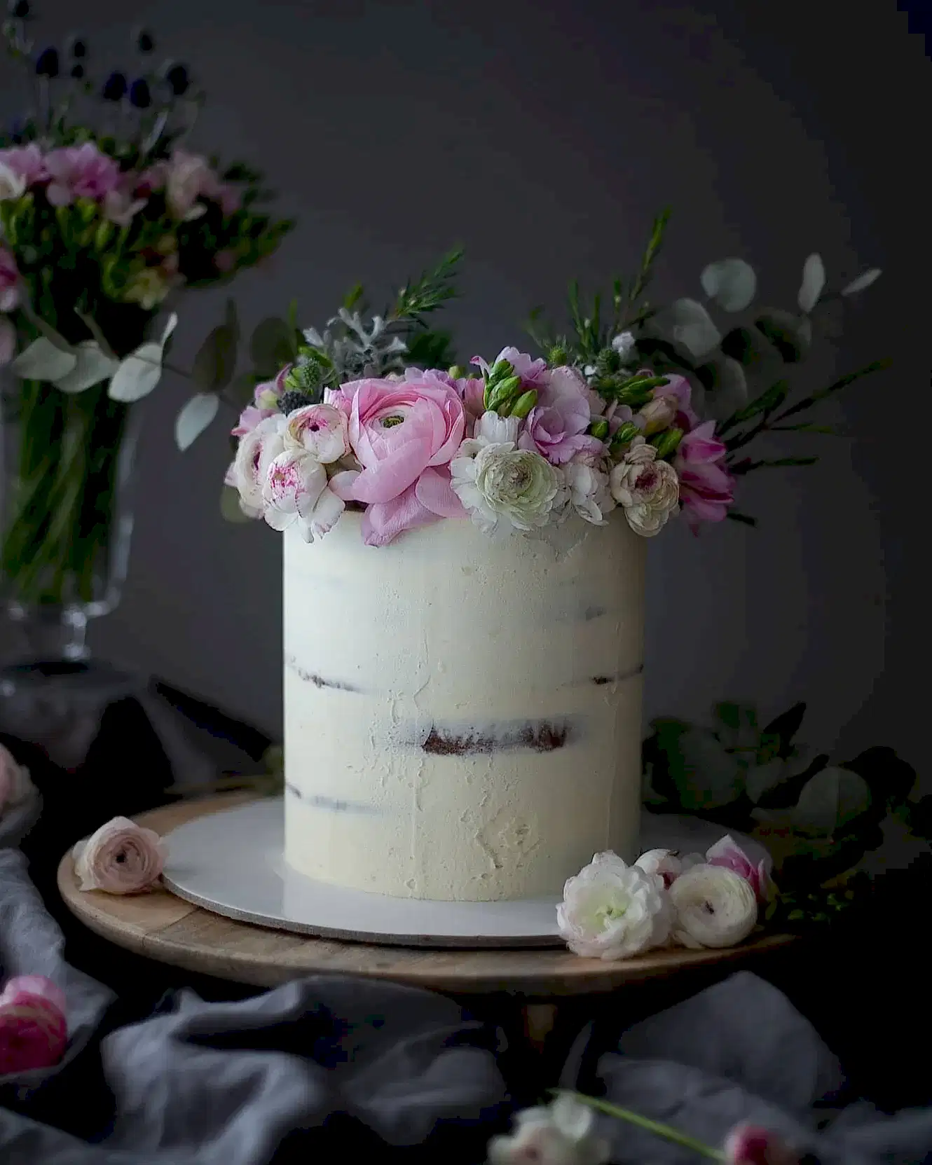 Erengül Süslemeli Nişan Pastası