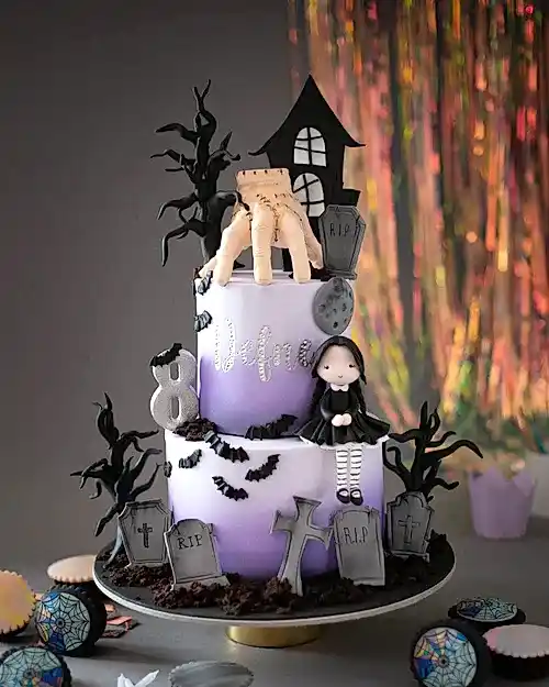 halloween pasta – wednesday pastası