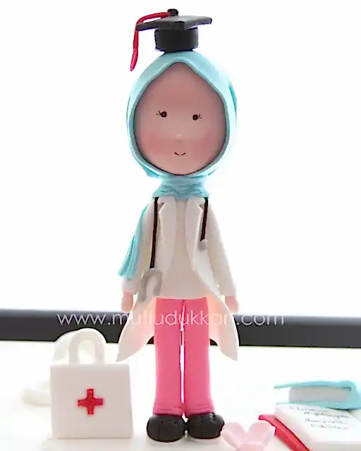 kadın doktor pasta – tıp fakültesi mezuniyet pastası