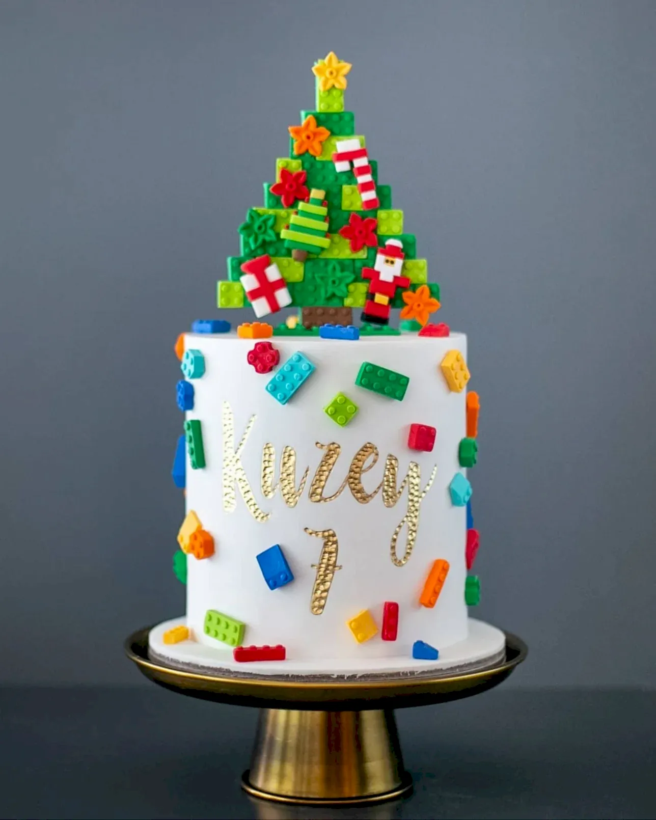lego pasta – yılbaşı temalı çocuk doğum günü pastası