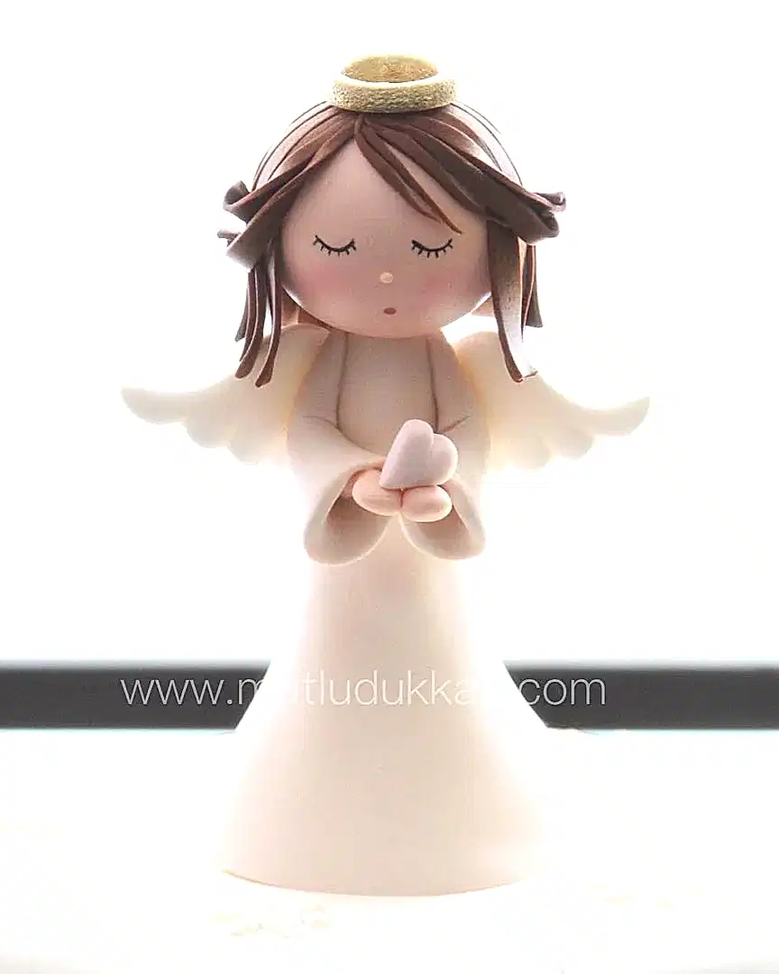 melek pasta – bebek doğum süslemeli pasta