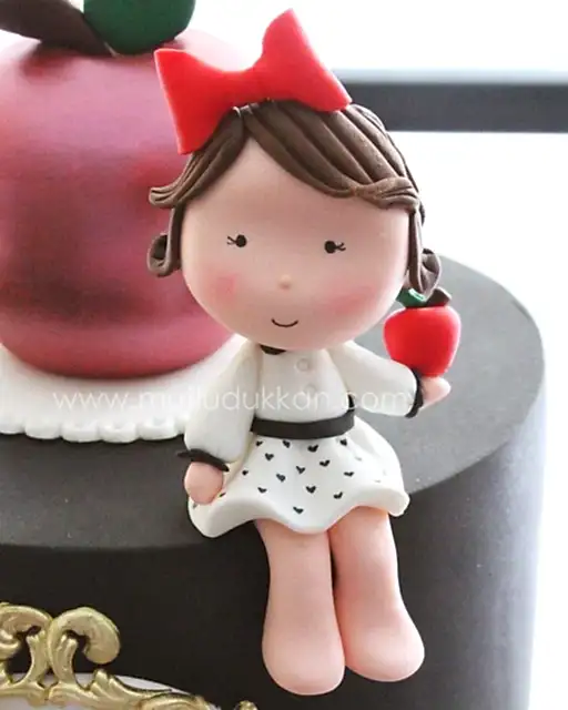 pamuk prenses pasta – bebek doğum pastası