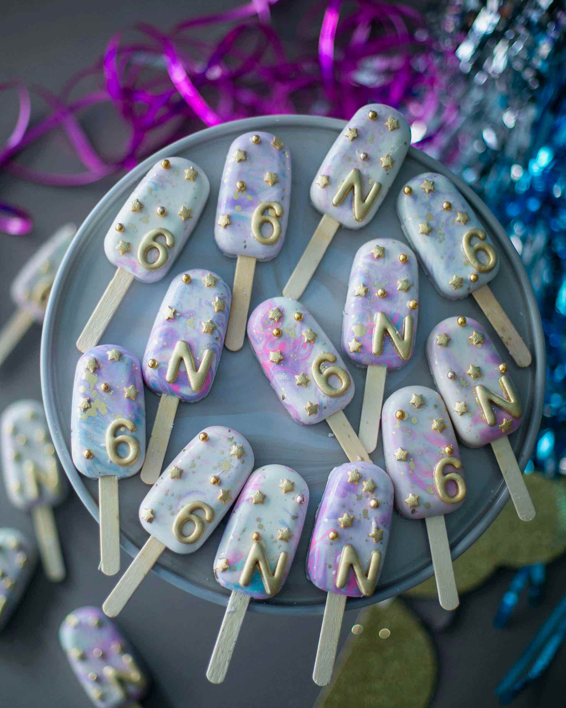 Renk Geçişli Magnum Çikolata (Cakesicle)