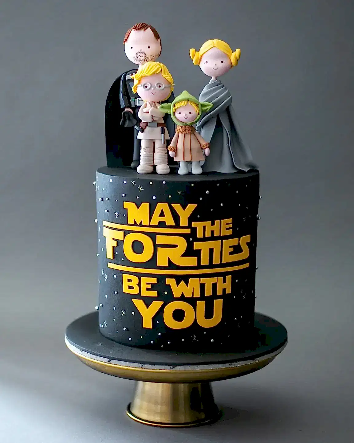 star wars pasta – aile temalı doğum günü pastası