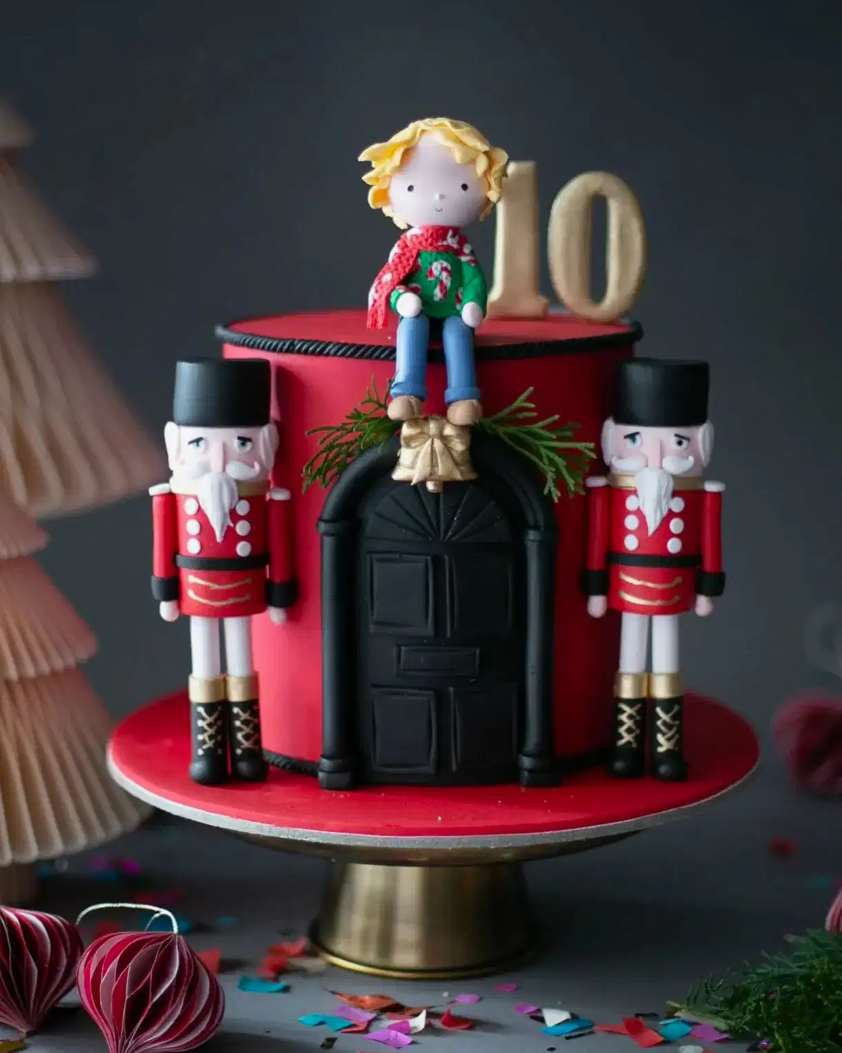 yılbaşı pasta – kurşun asker temalı erkek çocuk pastası